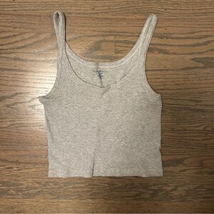 brandy melville gray tanktop